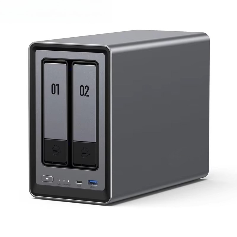 Ddr5 8Gb - DXP2800 2-Bay Desktop-NAS N100 Quad-Core-CPU Netzwerkspeicher