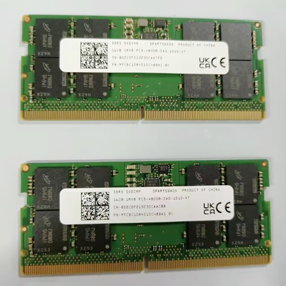 1PCS RAM 16GB 16G 1RX8 PC5-480 – Ddr5 Laptop Ram Bewertung und Preis