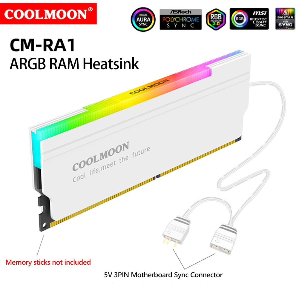 COOLMOON 5V-3PIN ARGB RAM-Kühl – Ddr5 Ram Bewertung und Preis