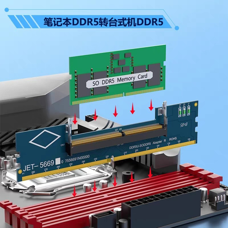DDR3 DDR4 DDR5 SO-DIMM zu UDIM – Ddr5 Sodimm Bewertung und Preis
